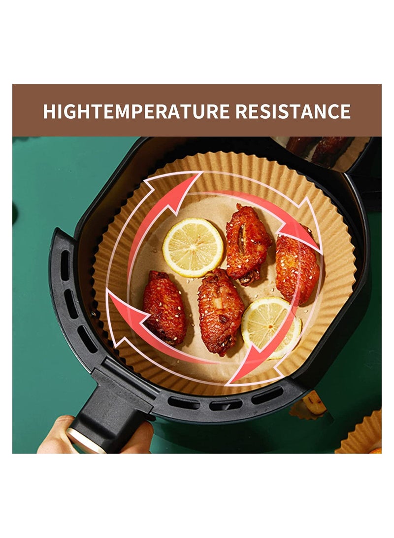 50 Pieces Food Grade Air Fryer Parchment Paper Waterproof Non-Stick Parchment Paper for Air Fryer Oven Baking - Image 4