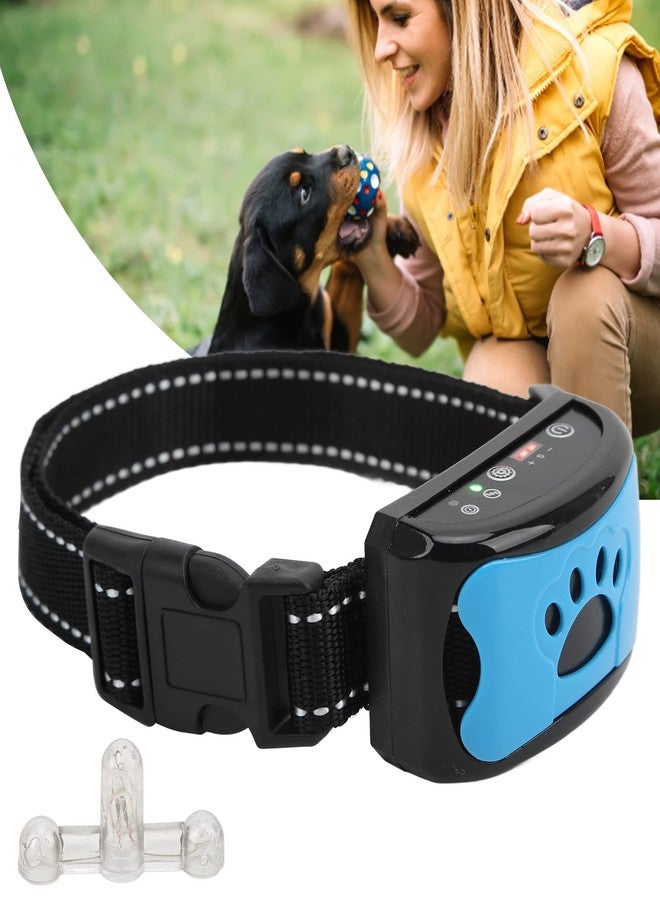 Ashata Anti Dog Bark Collar, Dog Barking Collar, USB Rechargeable Vibration Intelligent Recognition Training Collar 7 Sensitivity (Sky Blue) - Image 5