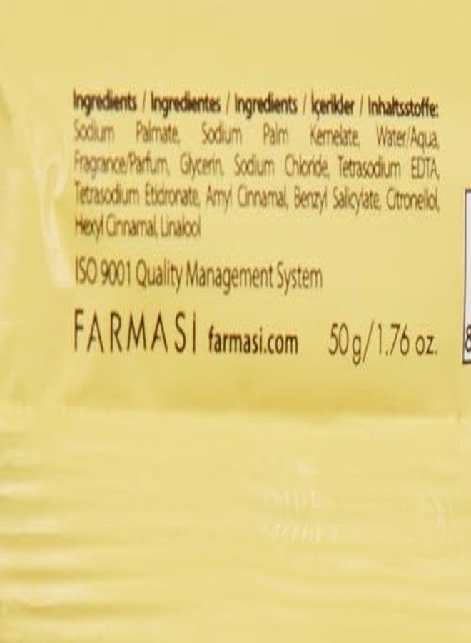 FARMASi Soap, Face, Body, Hair & Hands Cleansing and Hydrating Soap Bar, for Man and Women, Keeps Skin Clean, Smooth, & Moisturized, 1.76 oz. / 50 gr (Honeysuckle) - Image 4