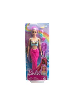 Barbie Barbie Long Fantasy Hair Mermaid Doll with Accessories  - Image 4