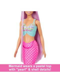 Barbie Barbie Long Fantasy Hair Mermaid Doll with Accessories  - Image 2
