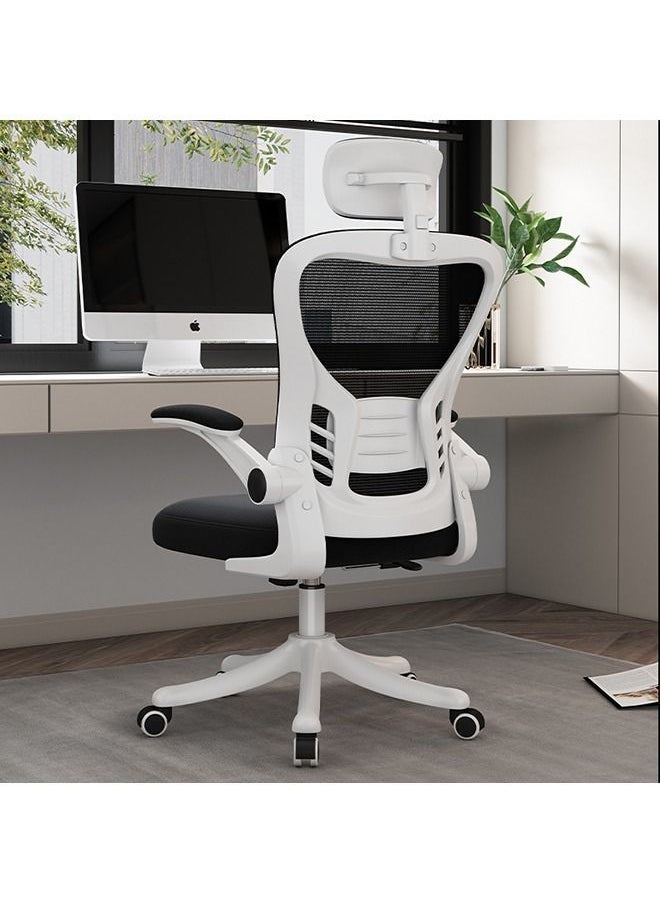Arabest Ergonomic Office Chair - High Back Desk Chair with Adjustable Lumbar Support, Headrest & 3D Metal Armrest - 130°Rocking Mesh Computer Chair - Image 5