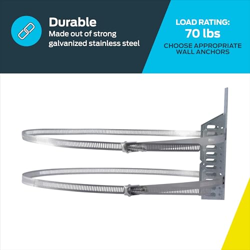 HoldRite QuickStrap Universal Expansion Tank Water Heater Wall Mounting Bracket, Stainless Steel, QS-U - Image 5