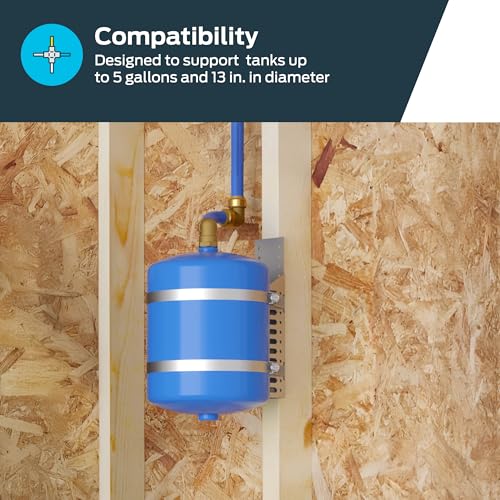HoldRite QuickStrap Universal Expansion Tank Water Heater Wall Mounting Bracket, Stainless Steel, QS-U - Image 3