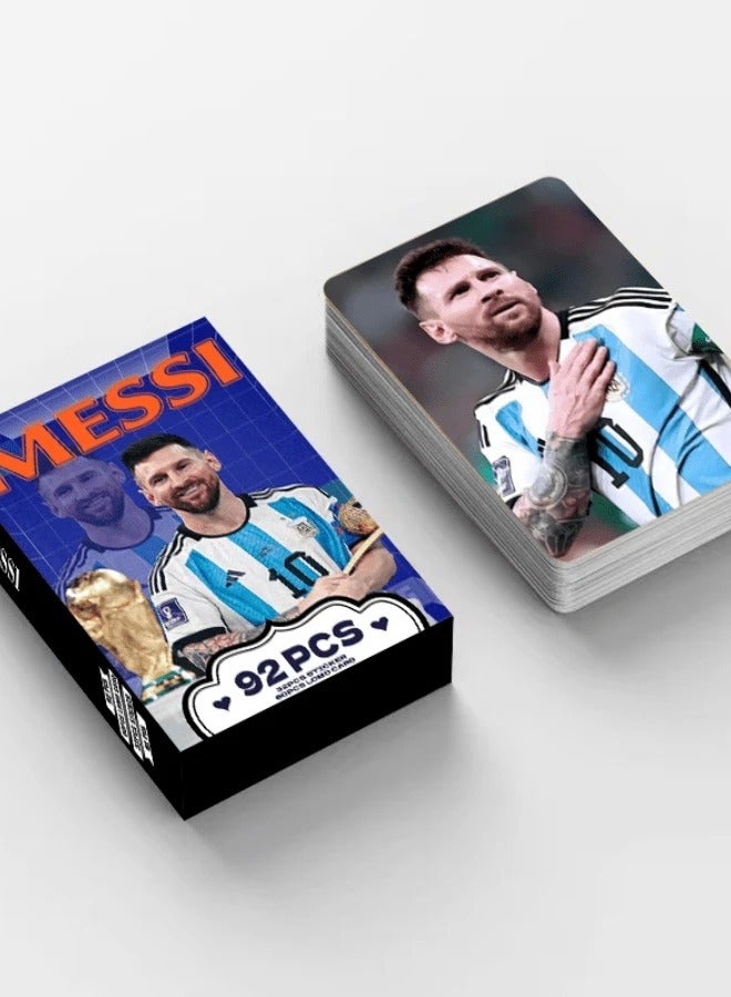 Generic Messi Card and Sticker Collection - 60 Cards + 32 Stickers (92 Pieces)  - Image 2