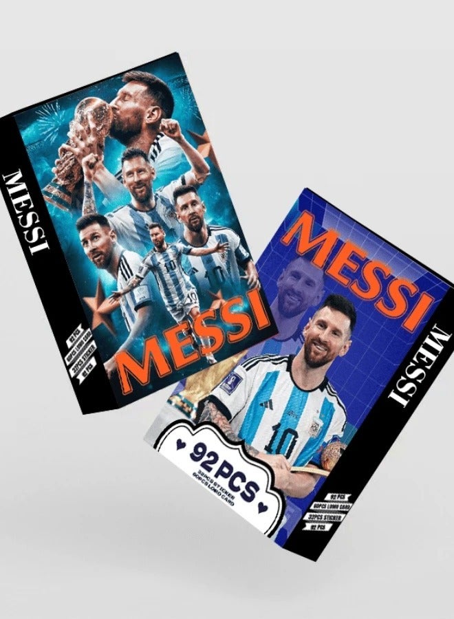 Generic Messi Card and Sticker Collection - 60 Cards + 32 Stickers (92 Pieces)  - Image 3