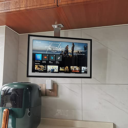 ATOPHK Under-Cabinet Mount， for Ech_ooo Show 15，Keeps Echo Off The Counter and Turns Side to Side，Ceiling or Under-Cabinet Mount Silver 026-02 - Image 2