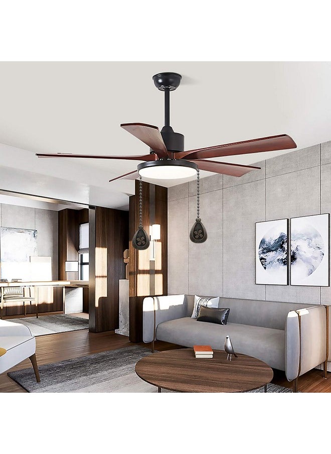 BEATURE Ceiling Fan Pull Chains - 4 Pieces Bronze Extension Fan, Lighting, Fan, Lamp Pull Chain Decorative Extender Ornament 12 Inch in Length, with 3 mm Diameter Beaded Ball Fan Chain Connector(Black Copper)  - Image 2