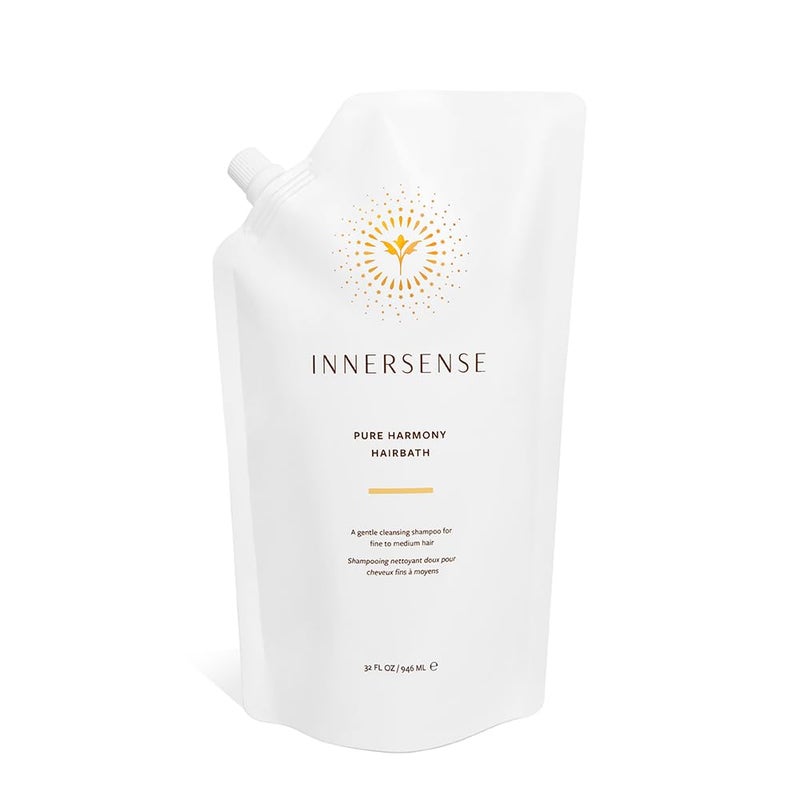 innersense INNERSENSE Organic Beauty - Natural Pure Harmony Hairbath Shampoo | Non-Toxic, Cruelty-Free, Clean Haircare (32oz Refill Pouch)