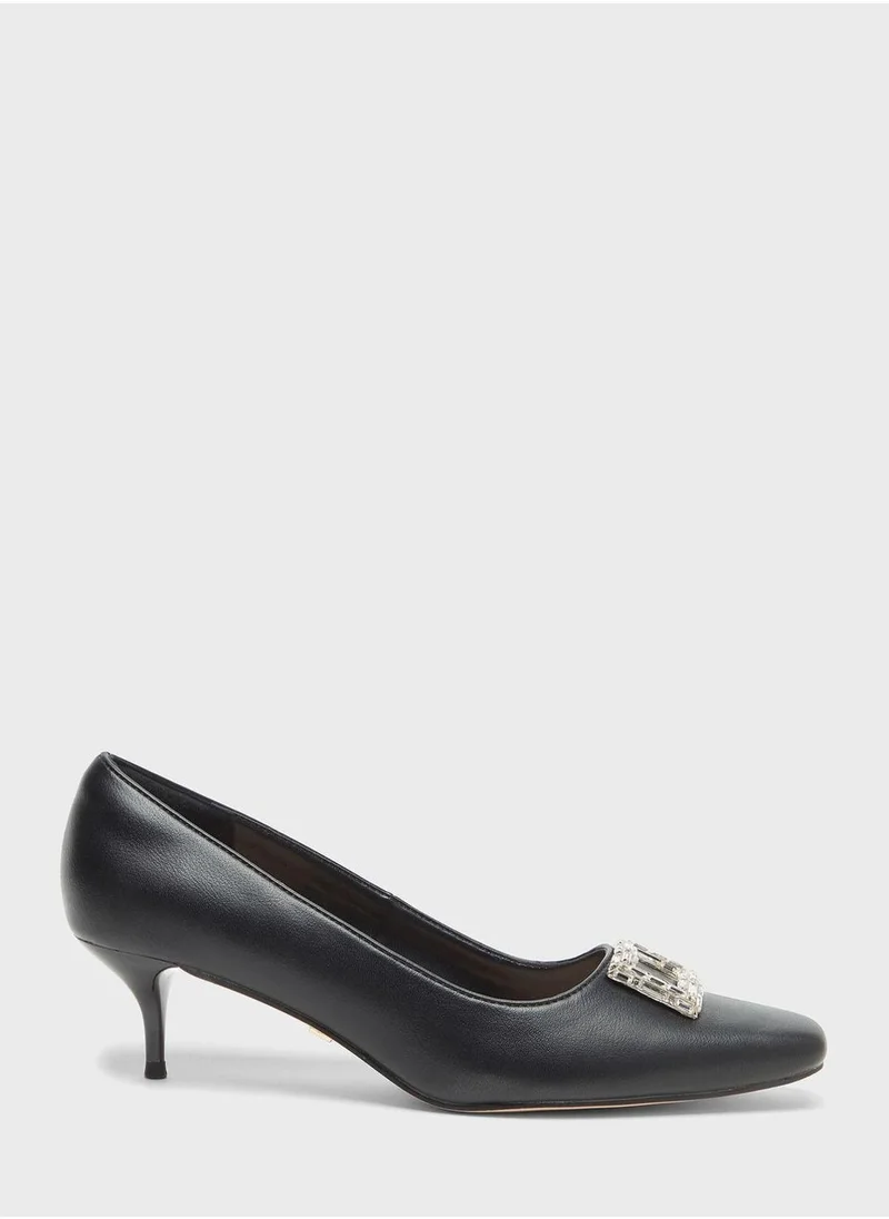 Celeste Close Toe Low Heel Pumps