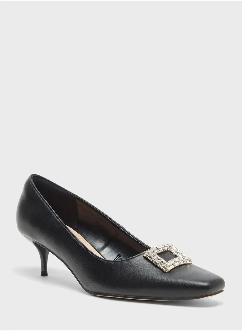 Celeste Close Toe Low Heel Pumps