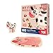 Toi 6 Packs Large Piece Toddler Jigsaw Puzzles for Kids Aged 25 Animal Shaped Floor Puzzles for Beginner Preschool Learning Game for Boys Girls Farm Animals - Image 4