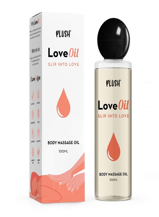 Plush LoveOil Luxurious Body Massage Oil | For Deep Hydration, Intimate Moments & Relaxation | 100% Natural & Organic Ingredients | For Him & Her | Soothing, Non-Sticky & Suitable for All Skin Types. - Image 1