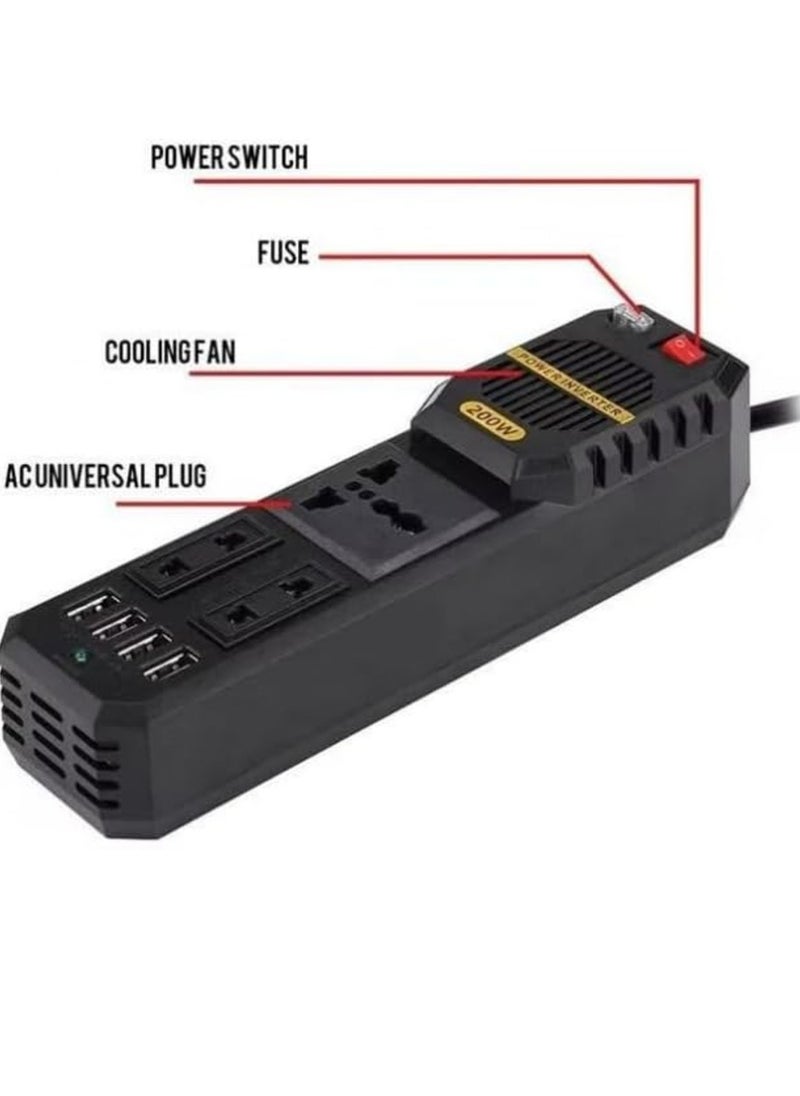 Digitplus - DIGITPLUS DP-X009 Power Inverter 200W - Image 1
