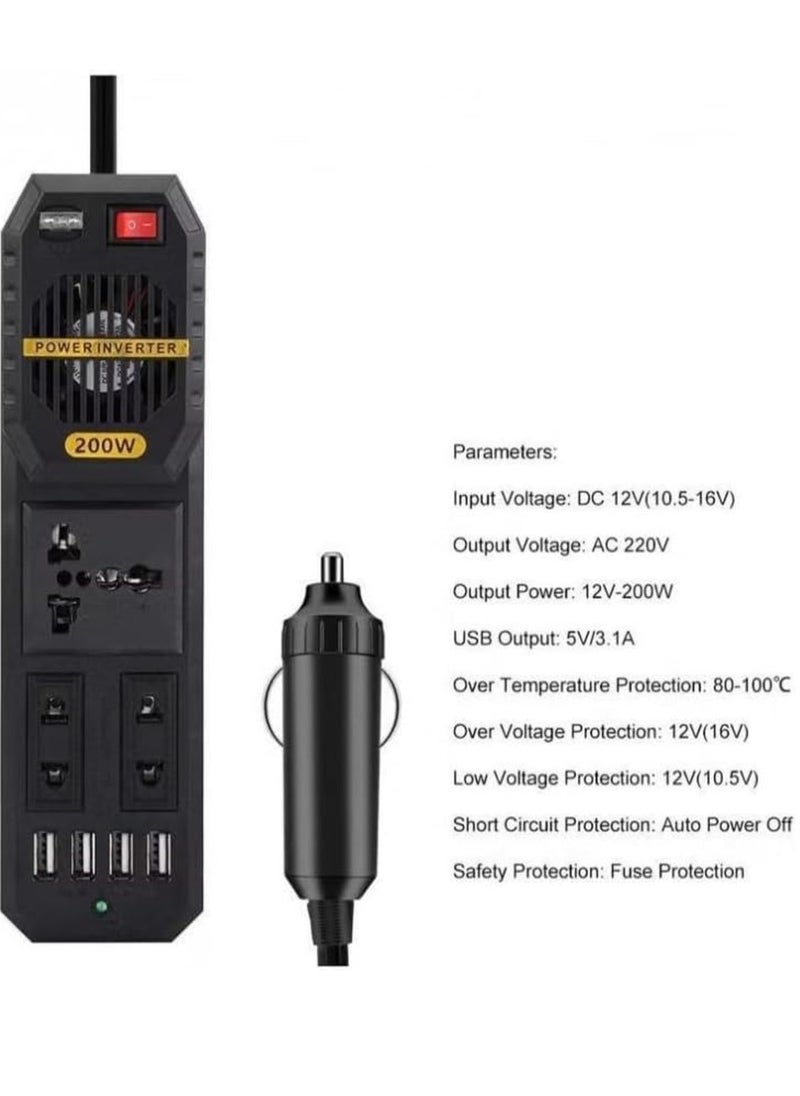 Digitplus - DIGITPLUS DP-X009 Power Inverter 200W - Image 1