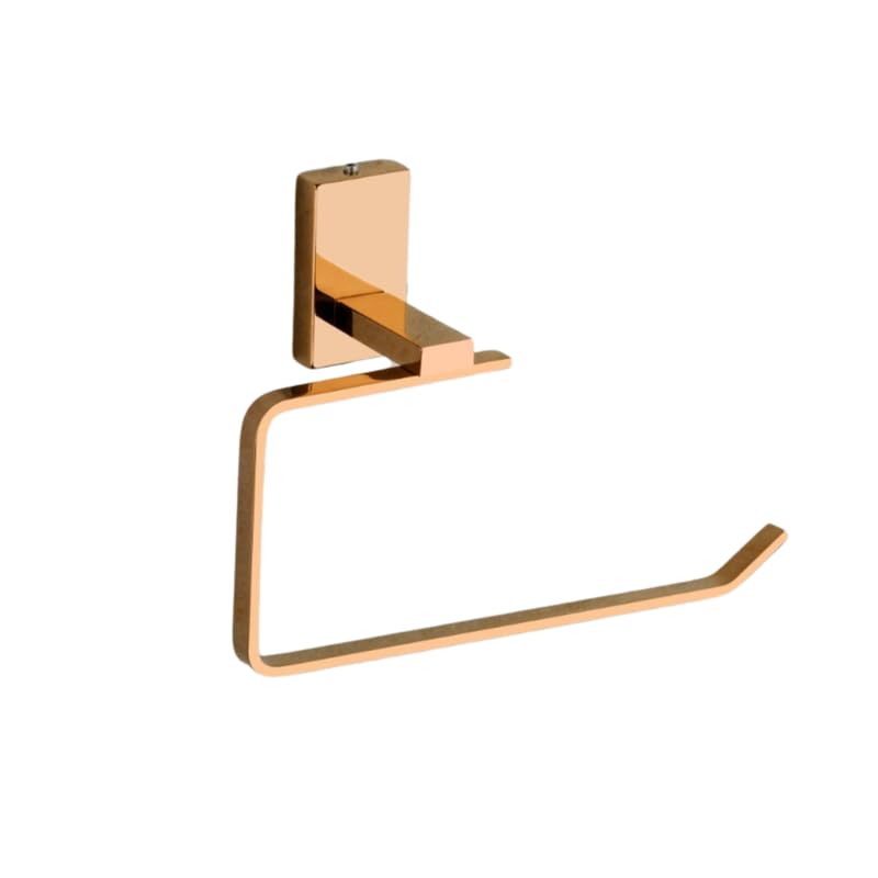Cordial 304 Stainless Steel Napkin Ring for Washbasin | Towel Ring for Kitchen | Towel Hanger | Towel Stand | Bathroom Accessories (Pack of 1_Rose Gold-Pvd Finish) - Image 1