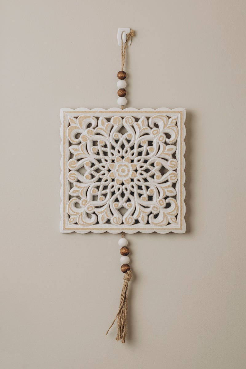 Words Co. Ornamental Square Wall Hanging - Image 1