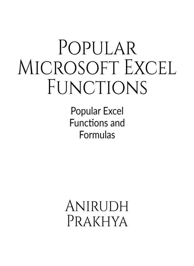 Popular Microsoft Excel Functions  - Image 2