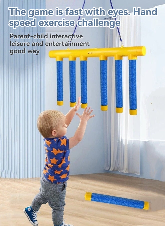 M MIAOYAN Children's sensory trainer stick grabber toy quick eyes and hands parent-child interactive game focus training educational toys  - Image 1