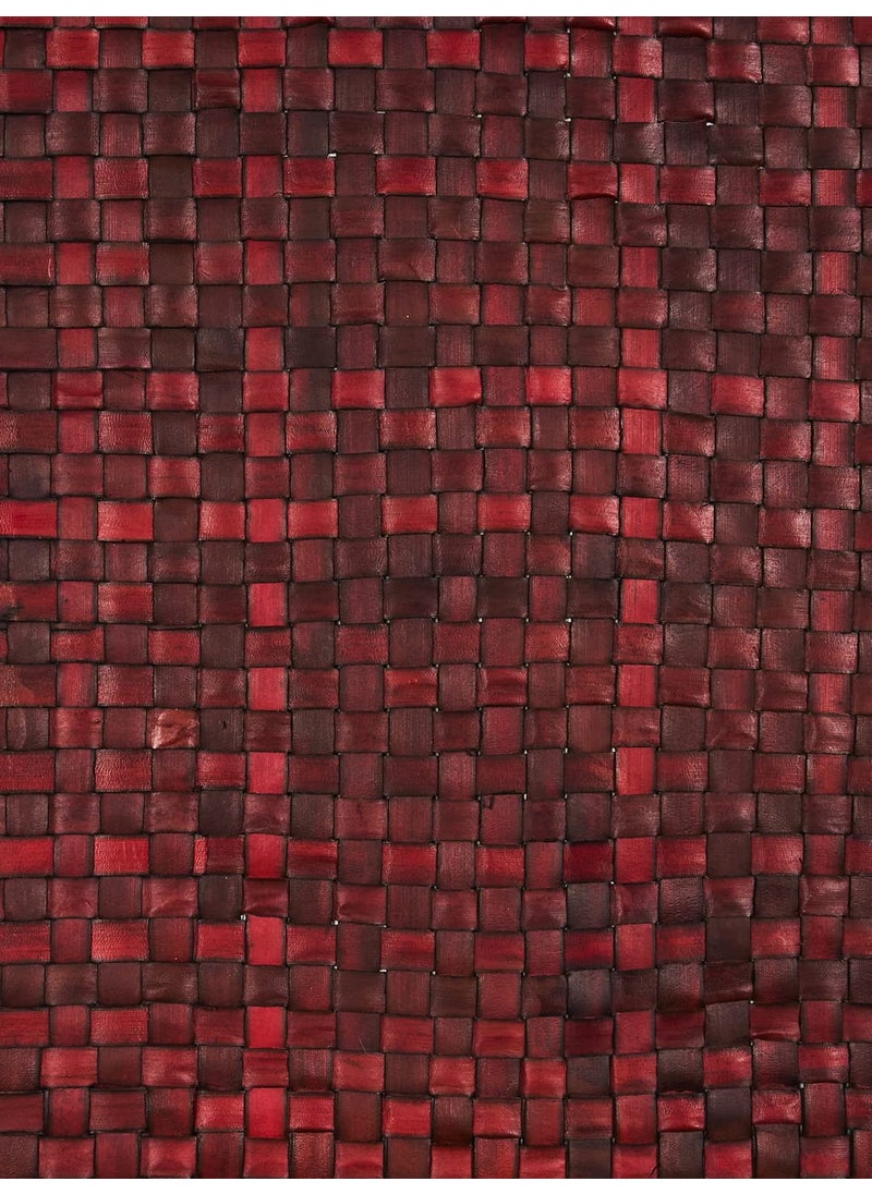 Fabindia Fabindia Red Paatee Natural Fibre Mat  - Image 3