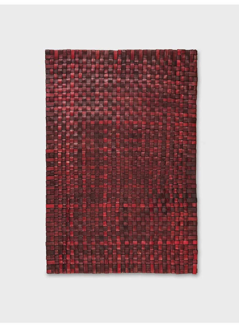 Fabindia Fabindia Red Paatee Natural Fibre Mat  - Image 2
