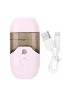 ZJchao Nano Mister Nano Sprayer 50Ml Portable Handheld Usb Nano Facial Mister Facial Steamers For Skin Care Face Moisturizing Home Office Travel (Pink)  - Image 1