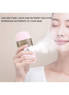 ZJchao Nano Mister Nano Sprayer 50Ml Portable Handheld Usb Nano Facial Mister Facial Steamers For Skin Care Face Moisturizing Home Office Travel (Pink)  - Image 2