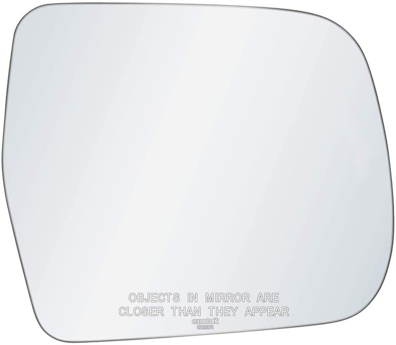 Rugged TUFF exactafit 8219R Passenger Side Mirror Glass Replacement Plus 3M Adhesives Compatible With Toyota Highlander Land Cruiser 2001-2007 Right Hand Door Wing RH - Image 1