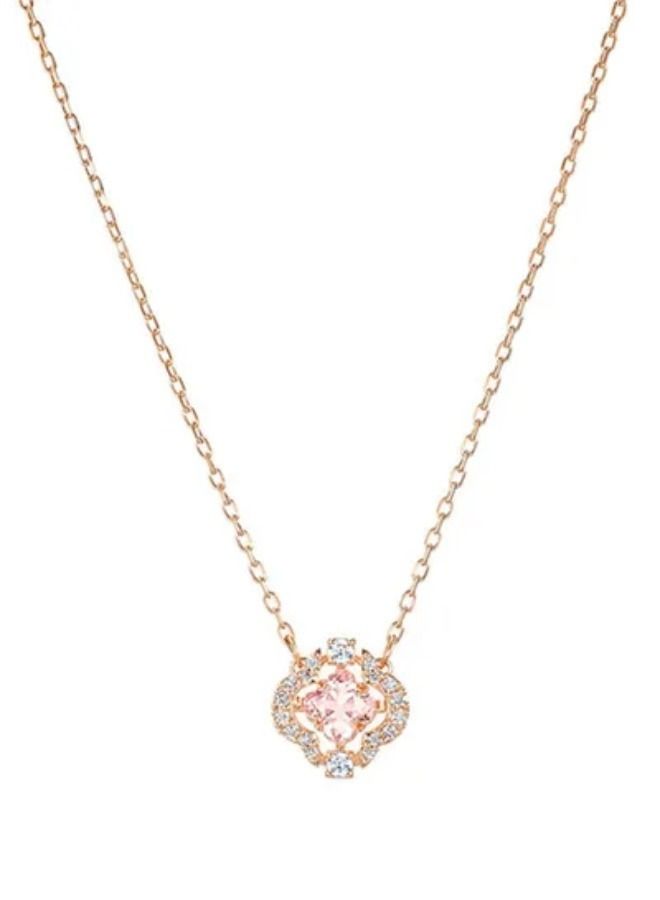 Chomel Sparkling Disc Pendant Necklace  - Image 1