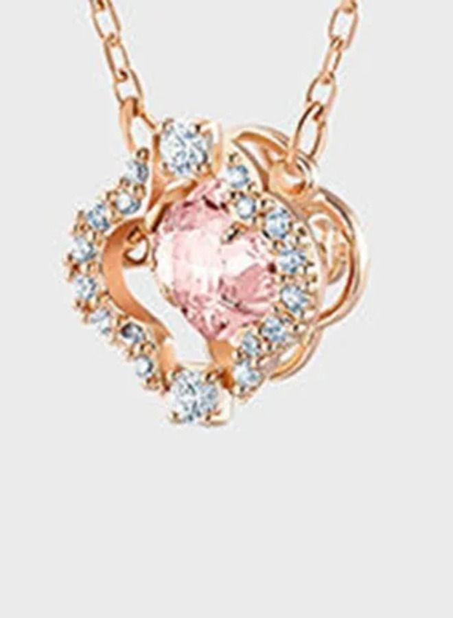 Chomel Sparkling Disc Pendant Necklace  - Image 2