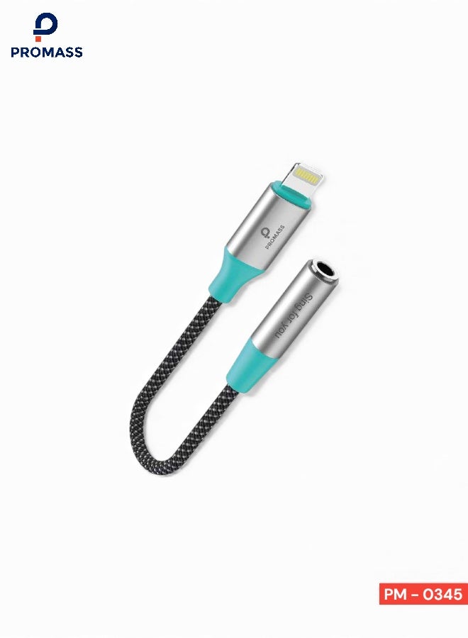 بروماس محول سماعات الرأس ايفون مقبس سماعة لايتنينج إلى 3.5ملم متوافق - ايفون 14/14 برو/14 ماكس /14 برو وسلسلة 13/12 وايبود SE 3 - Image 1