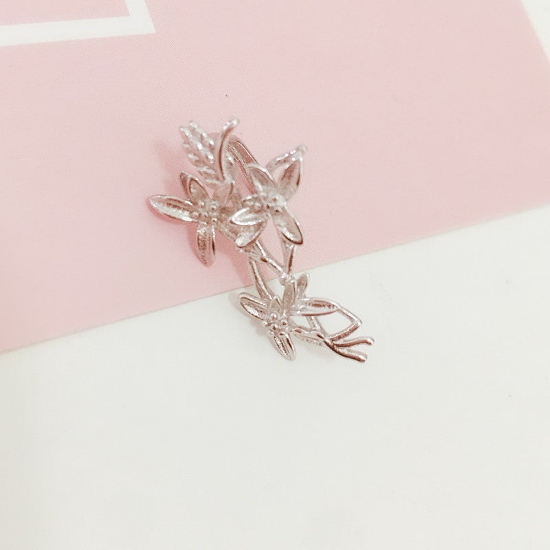 S925 Fancy Pendant Buckle Jade Thick Brand Jade Pair Clip Crystal Beeswax Buckle Large Pendant Amber Silver Buckle - Image 1