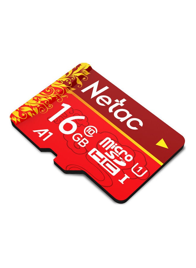 Netac MicroSD U1 C10 Traffic Recorder Memory Card Red - Image 2