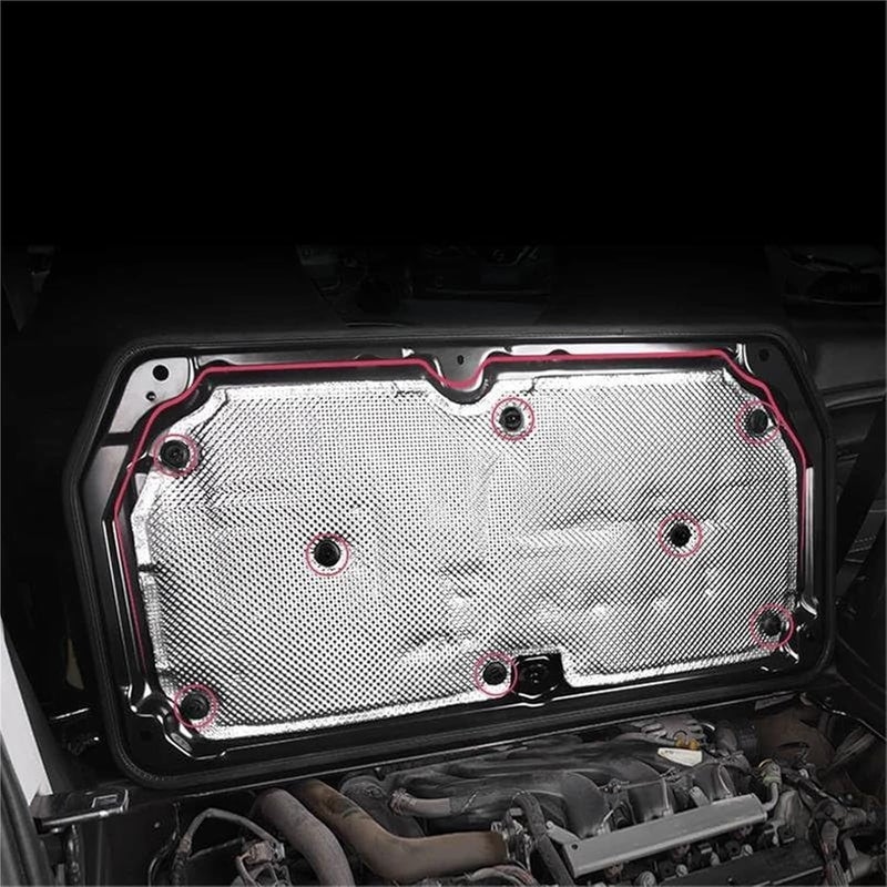 QASULER Engine Heat Insulation Pad for Smart Fortwo and Forfour 453 - Image 4