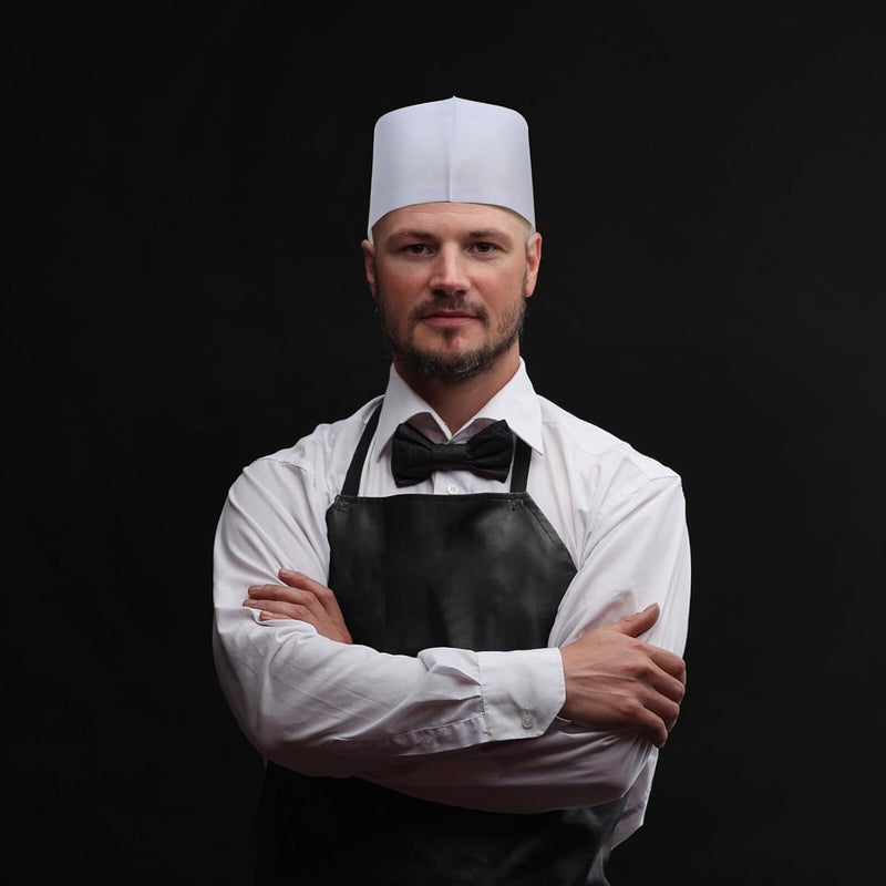 Disposable Chef Hats Non-Woven Fabric, 20pcs, White Cooking Caps for Adults, Comfortable Kitchen Food Service Hair Cover for Restaurants and Catering - Image 4
