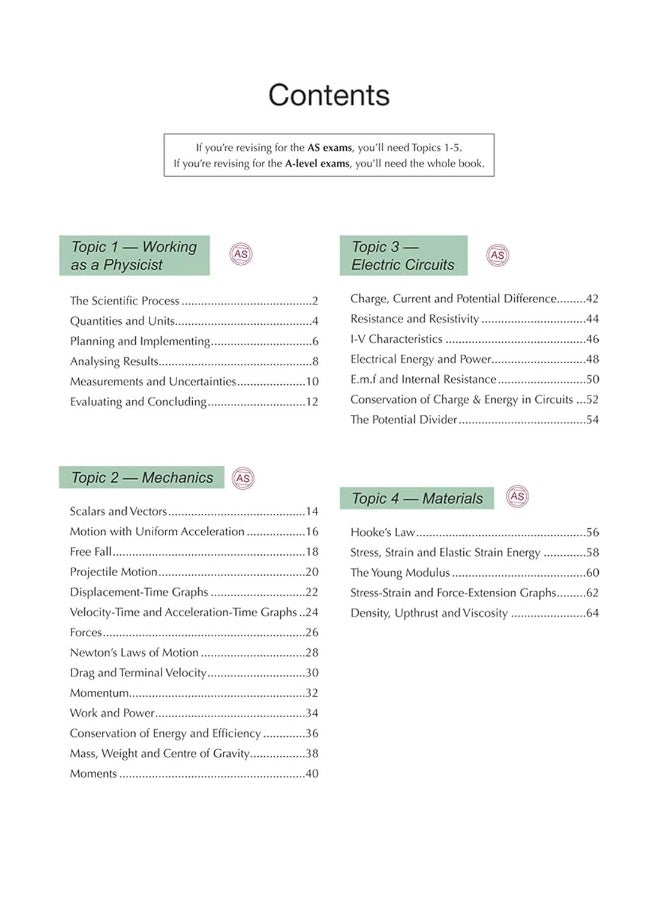 null - A-Level Physics: Edexcel Year 1 & 2 Complete Revision & Practice with Online Edition - Image 1