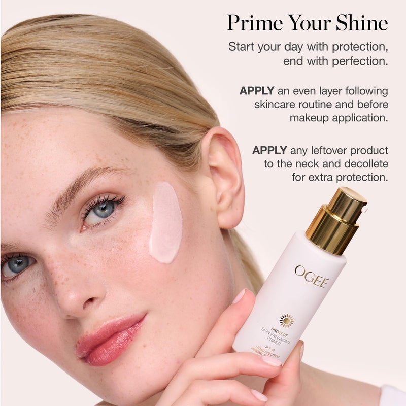 OGEE PROTECT Skin Enhancing Primer - Broad Spectrum Mineral Sunscreen SPF 40 - Image 2