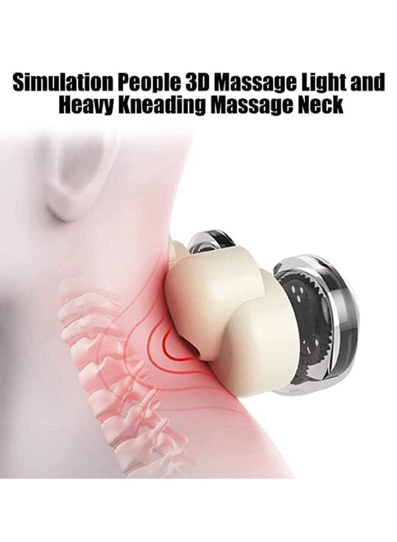 Generic Ultrazone U-Shaped Rechargeable Neck Massager Pillow Multifunctional Electric Neck Massager for Muscle Stress Relief Battery Operated Grey - Image 4