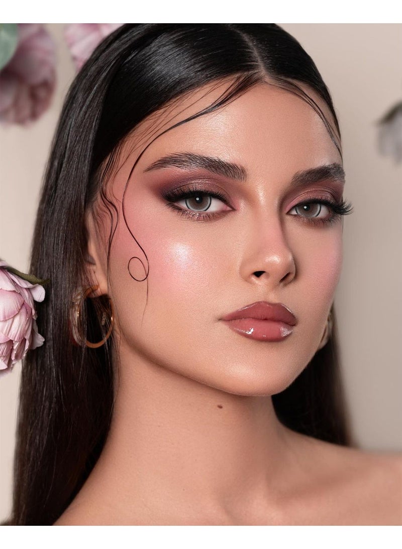 يواي عدسات لاصقة ملونة رمادية من ماركة UYAAI قابلة للاستخدام لمدة سنة، عدسات تجميلية مناسبة للجنسين، عدسات فاشن قوية المبيعات، مع وعاء تحضير - Image 3