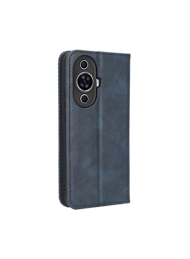 اس-توب جراب لهاتف Huawei nova 11 مصنوع من الجلد بمشبك مغناطيسي بتصميم كلاسيكي - Image 3