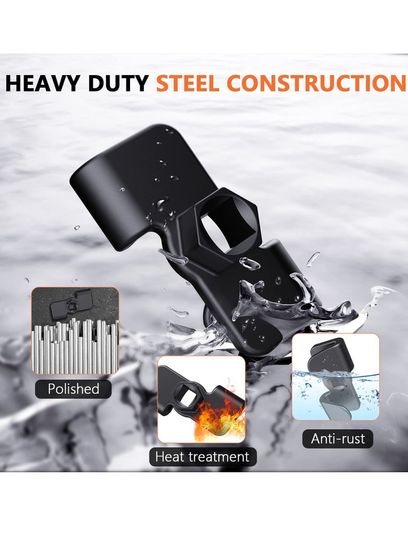 Zikra Wrench Extender Adaptor for 1/2 Inch Drive Breaker Bars 21 mm Hex Drive Wrench Extender Tool Upgrade Torque Easy to Remove Stubborn Nuts and Bolts for Heavy Equipment Technicians - Image 4