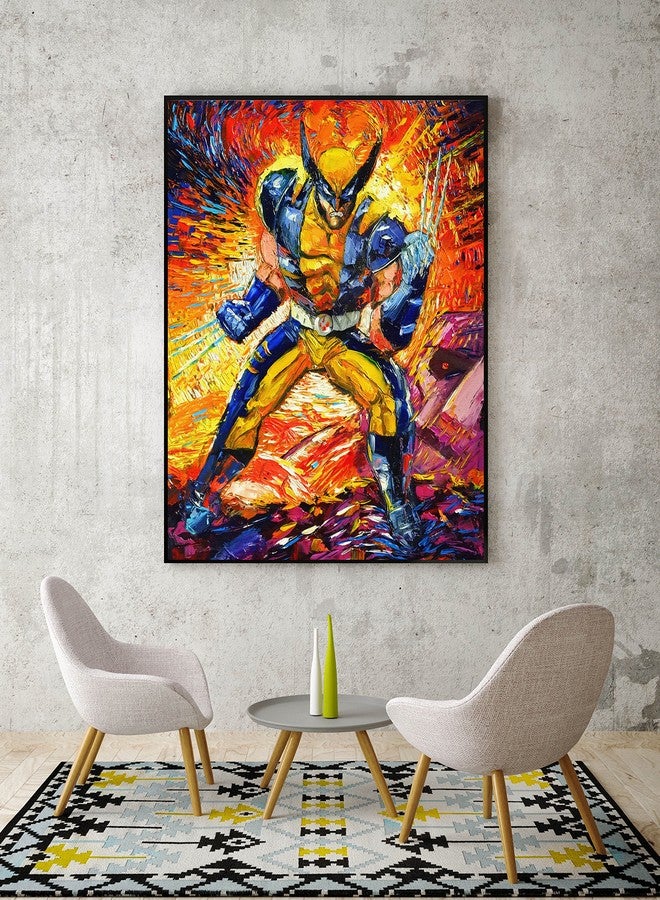 Uhomate Superhero X-Man Wolverine Wall Decor Vincent Van Gogh Starry Night Posters Home Canvas Wall Art Print Nursery Decor Living Room Wall Decor A077 (13X19) - Image 2