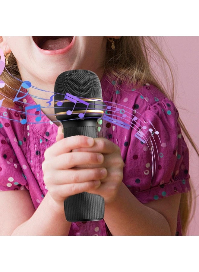 DLC Portable 7-in-1 Karaoke Wireless Microphone Handheld Mic Speaker Singing Home Party Birthday Wedding for All Smartphones Gift for Kids, Friends - Image 4