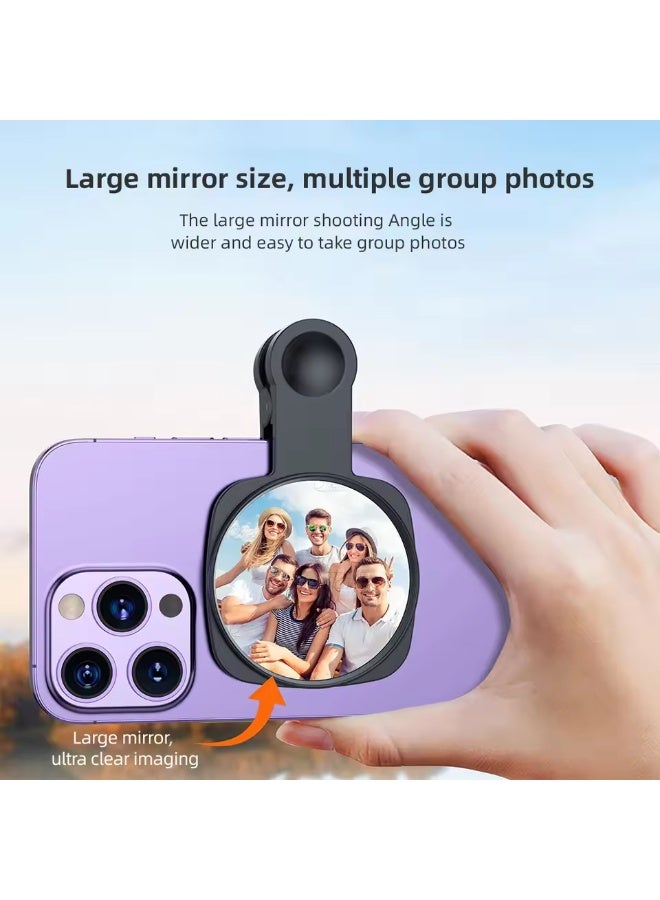 Vlog Selfie Mirror Phone Camera Reflector High Definition Rear Monitor Screen Multifunction Mobile Photography and Live Streaming Accessory - Image 4
