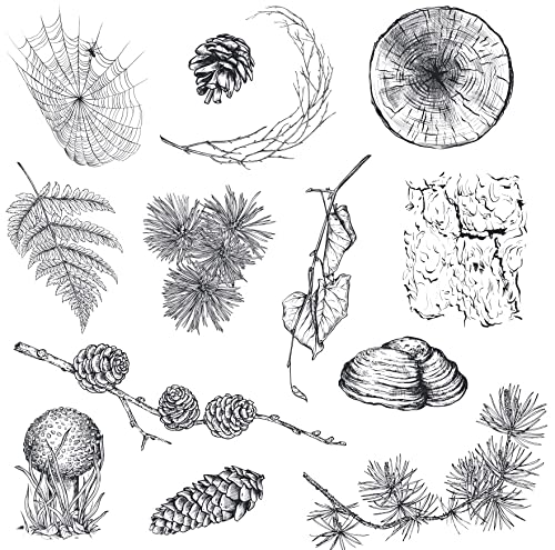 Guirongxin 4 Sheets Wild Animals and Trees Transparent Clear Stamp for DIY Fun Making Scrapbooking - Image 5