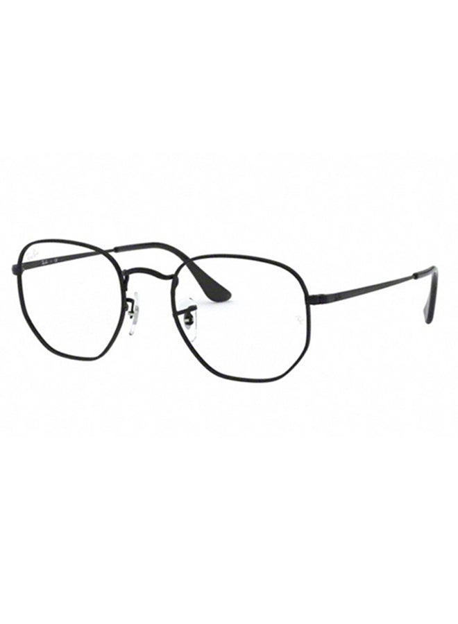 Ray-Ban Unisex Hexagon RX6448 2509 54-Black - Image 1