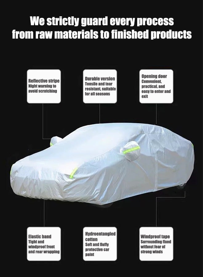 Thickened car clothing, 360 protection of the car, scratch and wear resistance, original car mold opening, waterproof, wrapped in place, goodcar. - Image 3