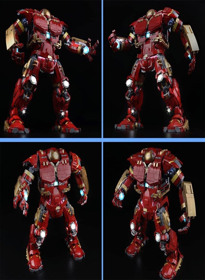 VONADO LED Light Kit Compatible with Hulkbuster 76210, DIY Lighting Set (No Lego Model, Only Light) - Image 4