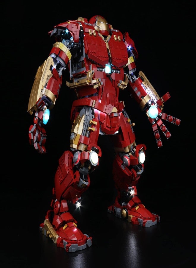 VONADO LED Light Kit Compatible with Hulkbuster 76210, DIY Lighting Set (No Lego Model, Only Light) - Image 1