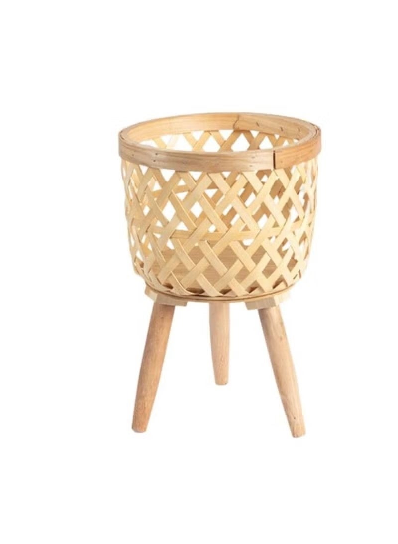 Beauenty Lightweight woven rattan flower pot plant stand display - Image 3